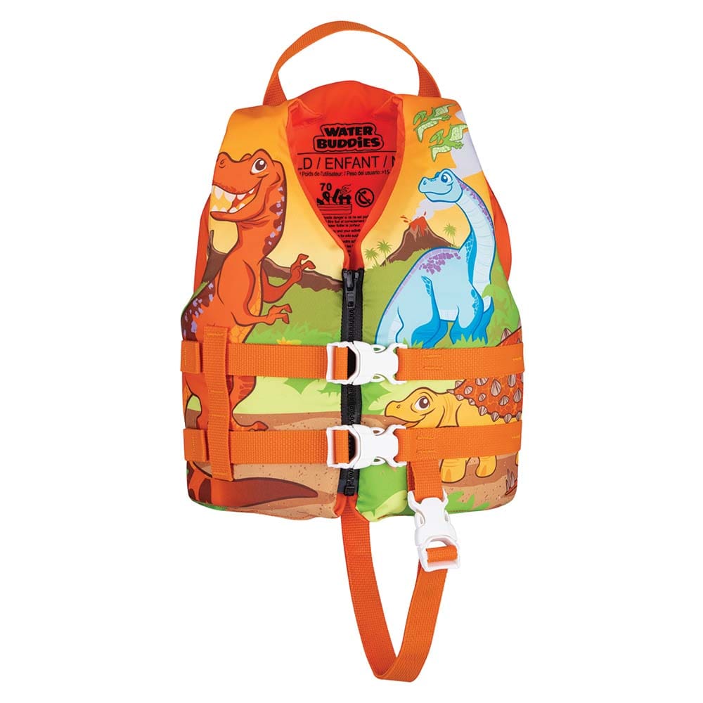 Full Throttle Water Buddies Life Vest - Child 30-50lbs - Dinosaurs - Marine Safety | Personal Flotation Devices - Full Throttle