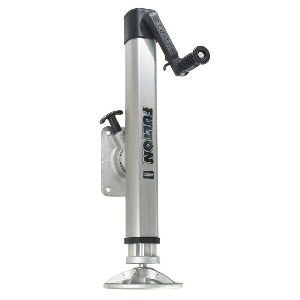Fulton F2 Trailer Jack Bolt-On 2,000 lbs. Lift Capacity Adjustable Swivel w/ Footplate - Trailering | Jacks & Dollies - Fulton