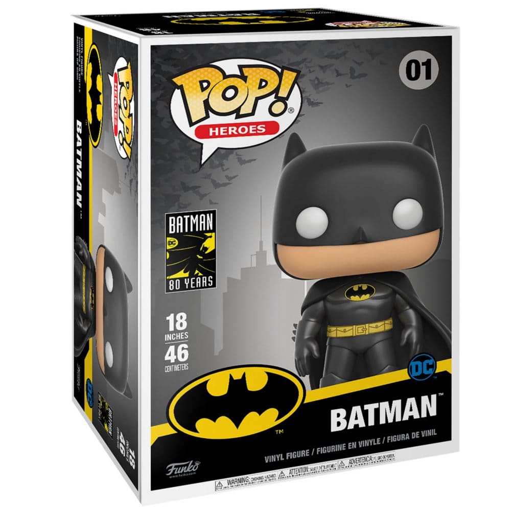 Funko POP! DC Heroes: Batman 18 Vinyl Collectible Figure (Pack of 3) - Video Game Furniture & Accessories - Funko