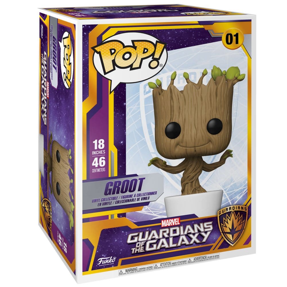 Funko POP! Marvel: Guardians of the Galaxy Dancing Groot 18 Vinyl Collectible Figure (Pack of 3) - Video Game Furniture & Accessories -