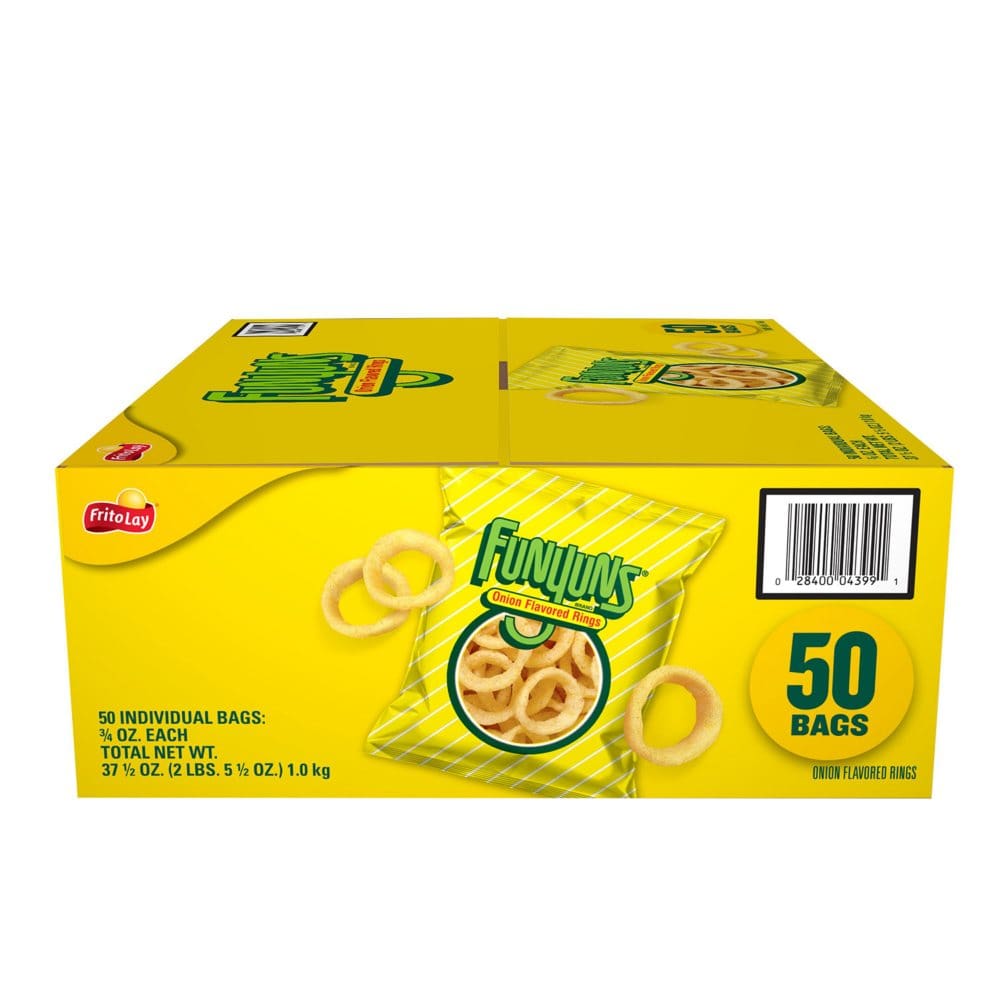 Funyuns Onion Flavored Rings Snack Size (0.75 oz., 50 ct.) | ShelHealth
