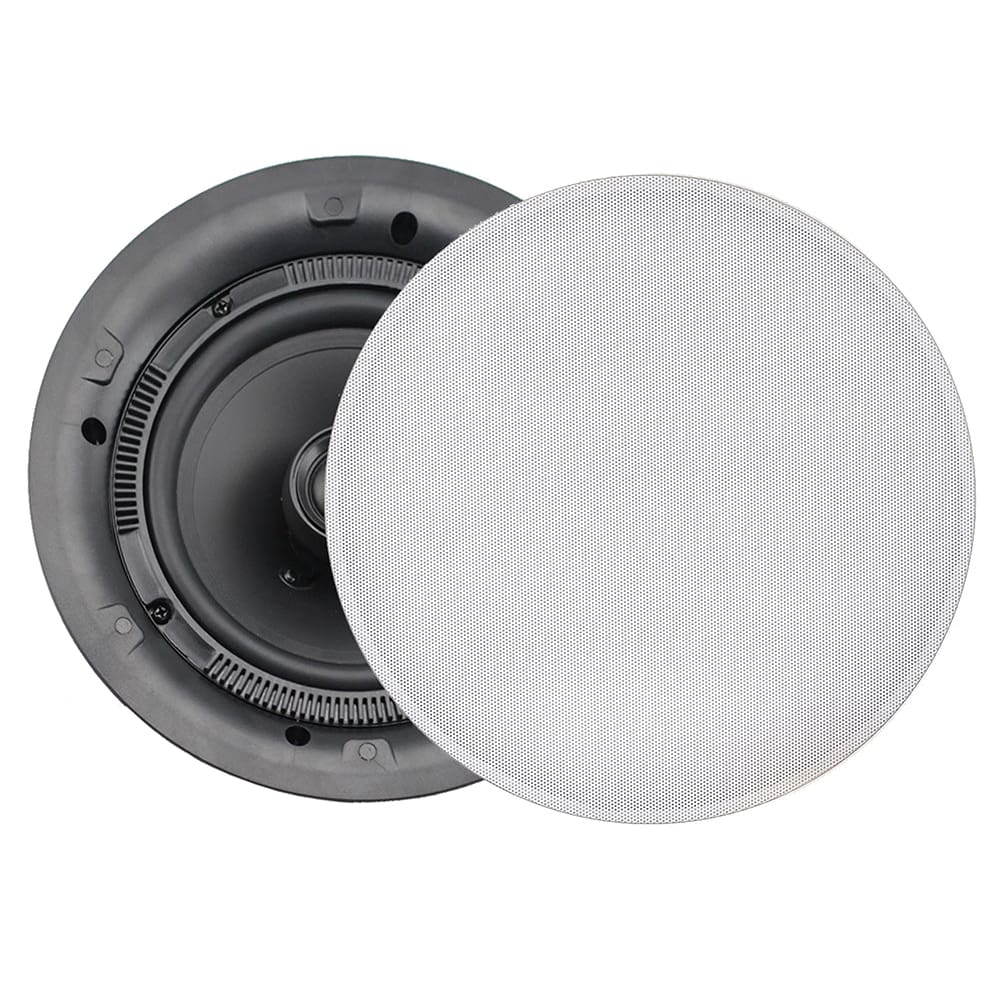 Fusion MS-CL602 Flush Mount Interior Ceiling Speakers (Pair) White - Entertainment | Speakers - Fusion