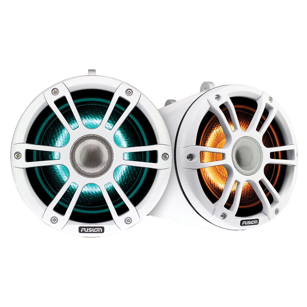 Fusion SG-FLT772SPW 7.7 Wake Tower Speakers w/ CRGBW LED Lighting - White - Entertainment | Speakers - Tower/Soundbars - Fusion