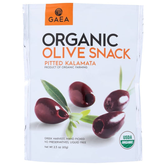 GAEA NORTH AMERICA: Olives Kalamata Snack Pack 2.3 OZ (Pack of 5) - Grocery > Snacks > Fruit Snacks - GAEA NORTH AMERICA