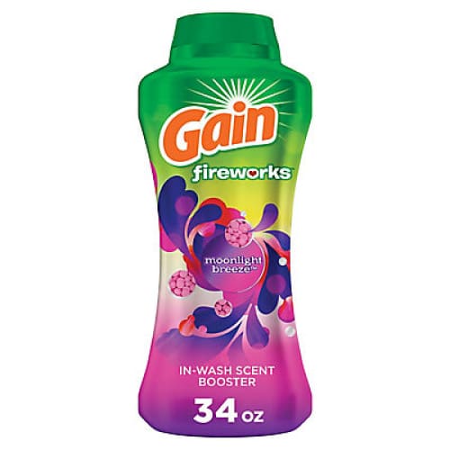 Gain Fireworks In-Wash Scent Booster Beads 34 oz. - Moonlight Breeze - Home/ - Gain