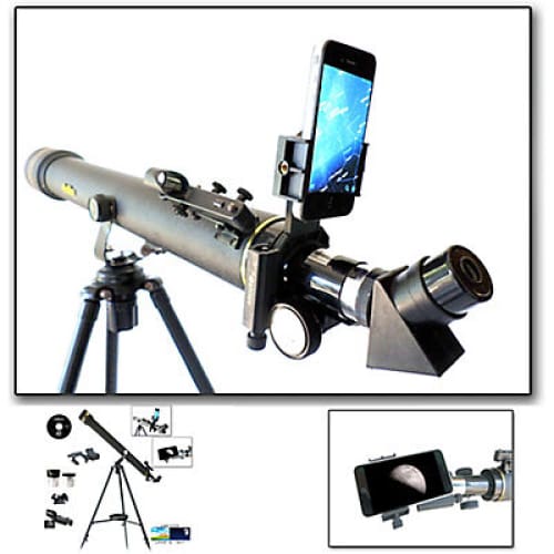 Galileo 800mm x 60mm Refractor Telescope with Smartphone Adapter - Home/Sports & Fitness/Telescopes Binoculars & Microscopes/ - ShelHealth