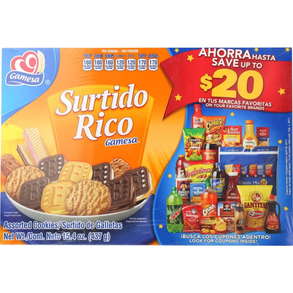 GAMESA GAMESA Surtido Rico Cookie, 15.43 oz
