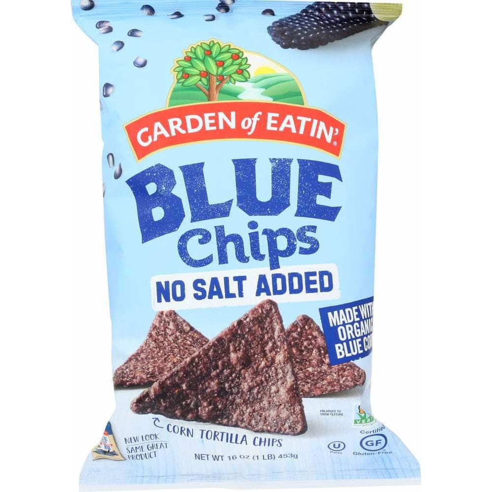 Garden Of Eatin Garden Of Eatin Blue Corn Chips No Salt Added, 16 oz