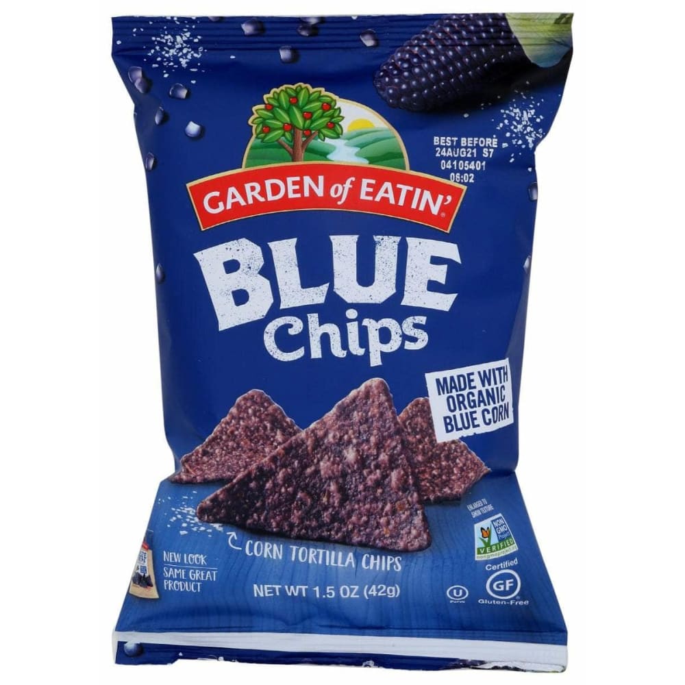 GARDEN OF EATIN Grocery > Snacks > Chips > Tortilla & Corn Chips GARDEN OF EATIN: Chip Blue Trtla Org3, 1.5 oz