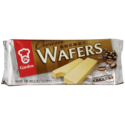 GARDEN: Wafers Cream Cappuccino 7 OZ (Pack of 5) - Grocery > Snacks > Crackers - GARDEN