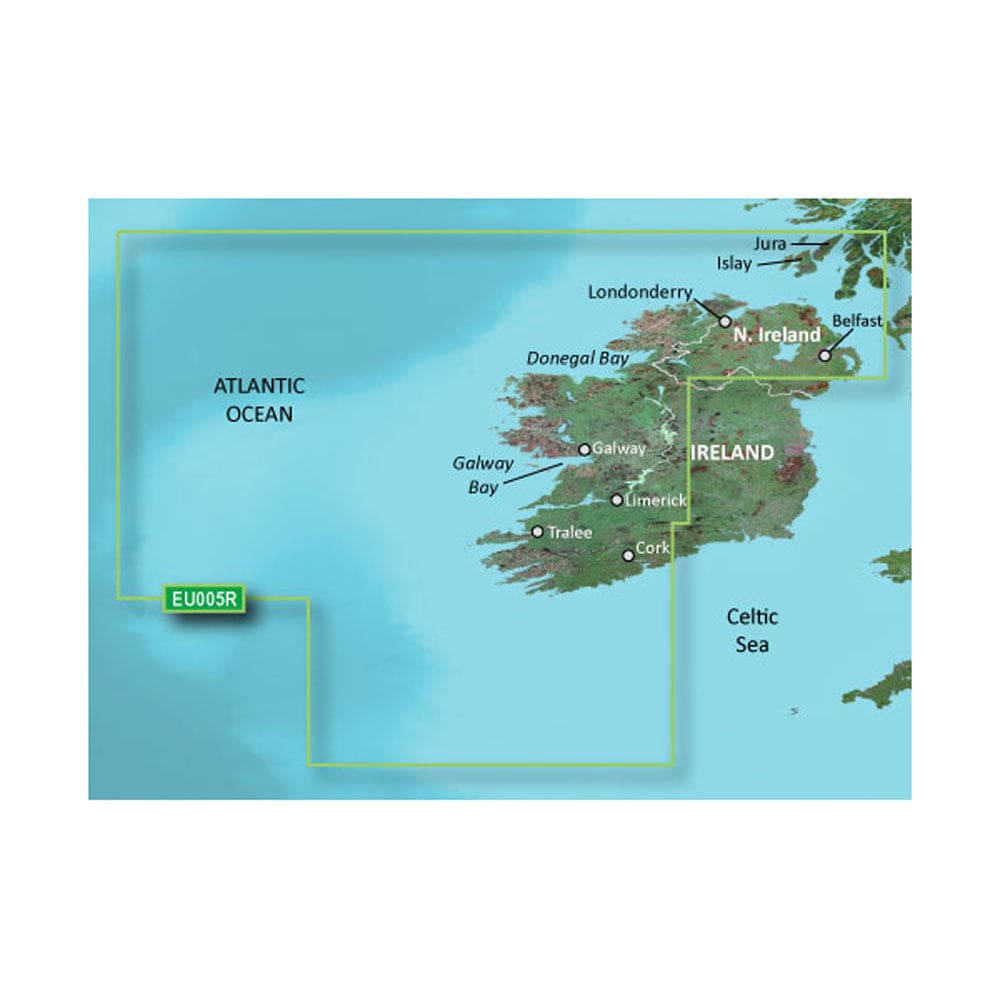 Garmin BlueChart® g3 HD - HEU005R - Ireland West Coast - microSD™/ SD™ - Cartography | Garmin BlueChart Foreign - Garmin