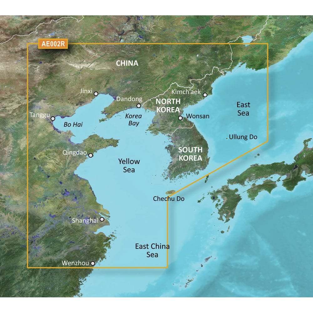 Garmin BlueChart® g3 HD - HXAE002R - Yellow Sea - microSD™/ SD™ - Cartography | Garmin BlueChart Foreign - Garmin