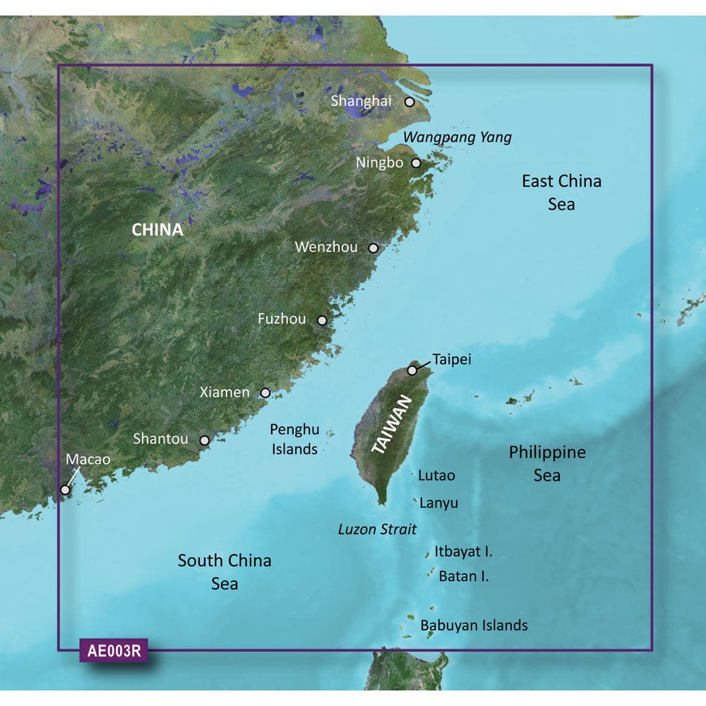 Garmin BlueChart® g3 HD - HXAE003R - Taiwan - microSD™/ SD™ - Cartography | Garmin BlueChart Foreign - Garmin