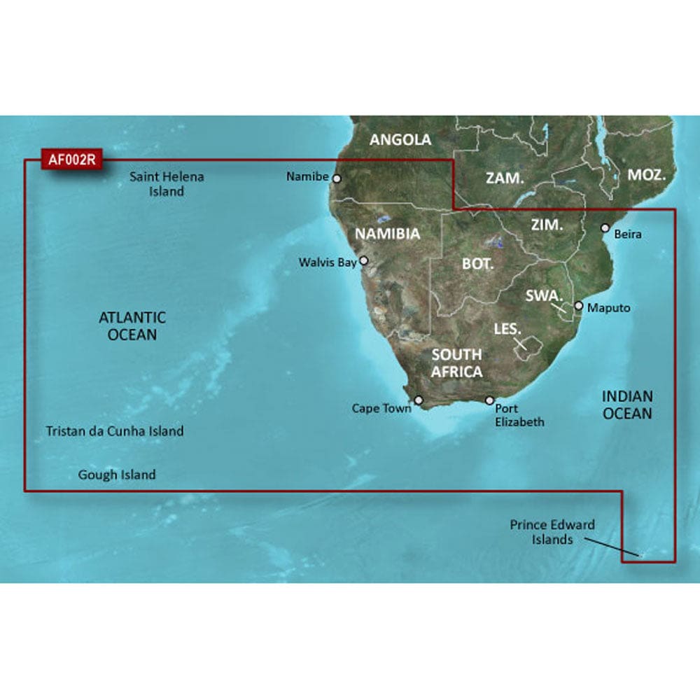 Garmin BlueChart® g3 HD - HXAF002R - South Africa - microSD™/ SD™ - Cartography | Garmin BlueChart Foreign - Garmin