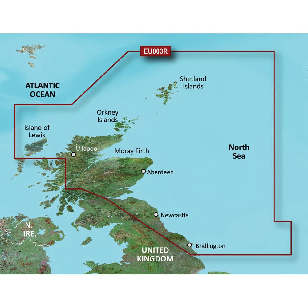 Garmin BlueChart® g3 HD - HXEU003R - Great Britain Northeast Coast - microSD™/ SD™ - Cartography | Garmin BlueChart Foreign - Garmin