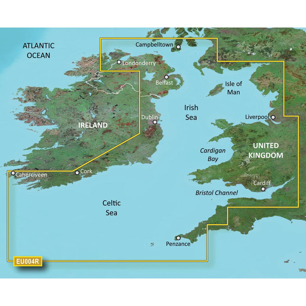 Garmin BlueChart® g3 HD - HXEU004R - Irish Sea - microSD™/ SD™ - Cartography | Garmin BlueChart Foreign - Garmin