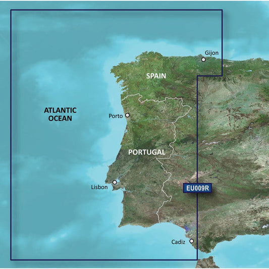 Garmin BlueChart® g3 HD - HXEU009R - Portugal & Northwest Spain - microSD™/ SD™ - Cartography | Garmin BlueChart Foreign - Garmin