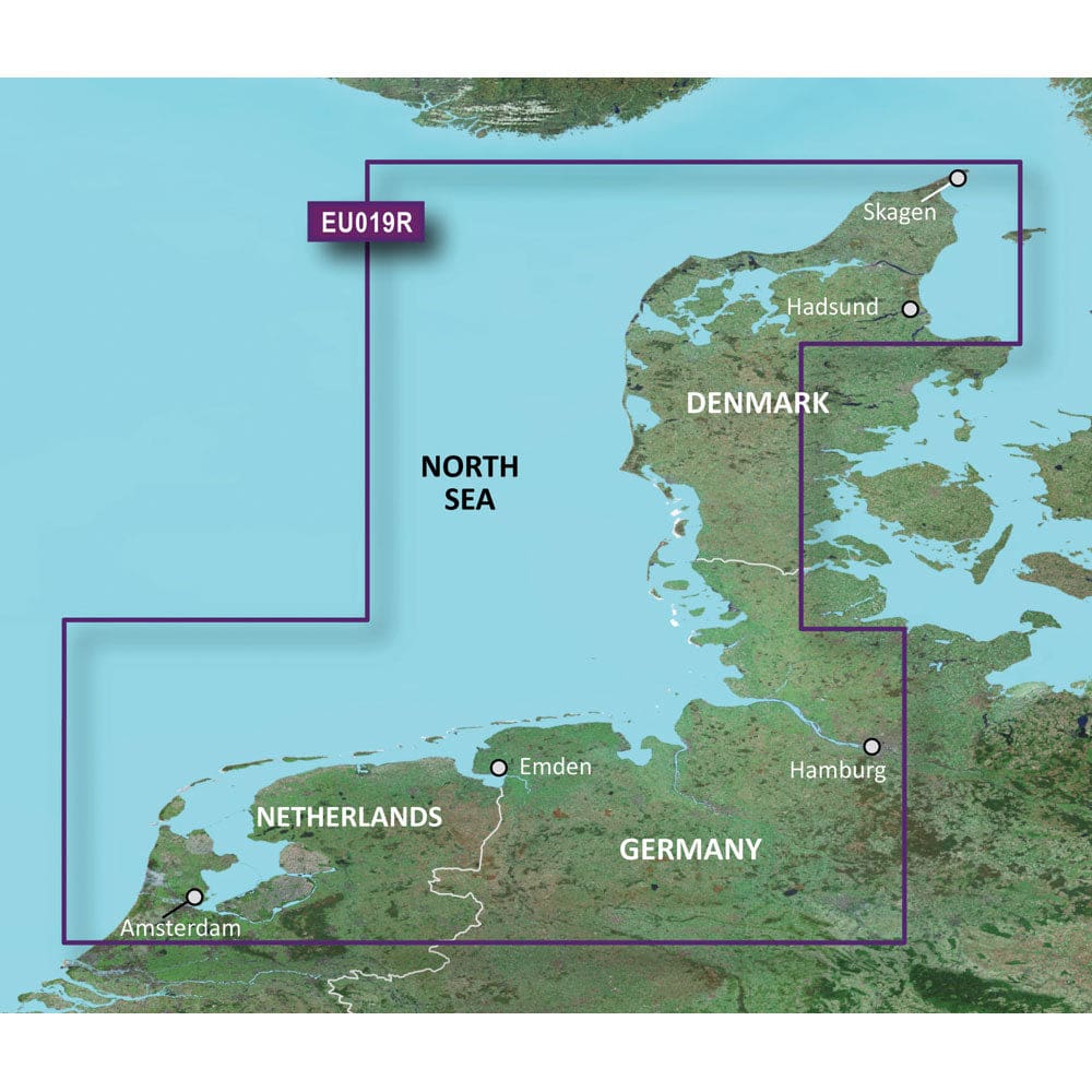 Garmin BlueChart® g3 HD - HXEU019R - Alborg to Amsterdam - microSD™/ SD™ - Cartography | Garmin BlueChart Foreign - Garmin
