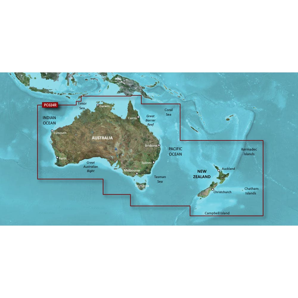 Garmin BlueChart® g3 HD - HXPC024R - Australia & New Zealand - microSD™/ SD™ - Cartography | Garmin BlueChart Foreign - Garmin