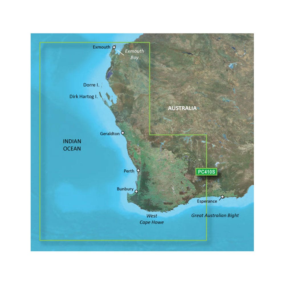 Garmin BlueChart® g3 HD - HXPC410S - Esperance To Exmouth Bay - microSD™/ SD™ - Cartography | Garmin BlueChart Foreign - Garmin