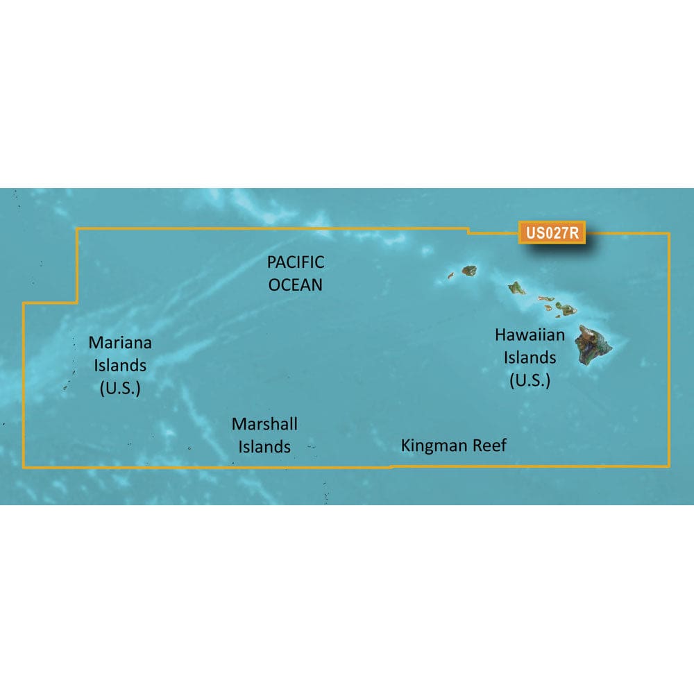 Garmin BlueChart® g3 HD - HXUS027R - Hawaiian Islands - Mariana Islands - microSD™/ SD™ - Cartography | Garmin BlueChart - Garmin
