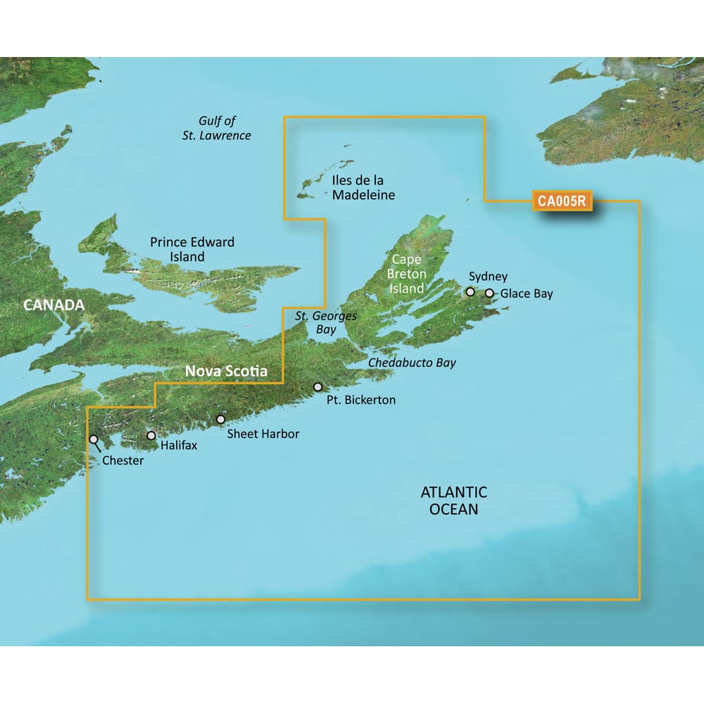 Garmin BlueChart® g3 Vision® HD - VCA005R - Halifax - Cape Breton - microSD™/ SD™ - Cartography | Garmin BlueChart Vision Foreign - Garmin