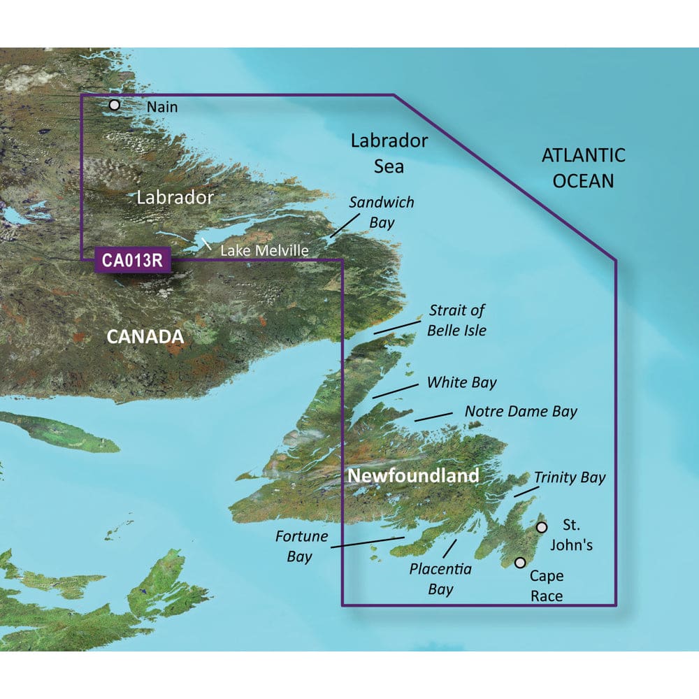 Garmin BlueChart® g3 Vision® HD - VCA013R - Labrador Coast - microSD™/ SD™ - Cartography | Garmin BlueChart Vision Foreign - Garmin