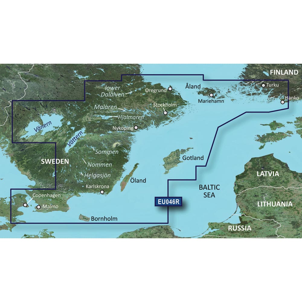 Garmin BlueChart® g3 Vision® HD - VEU046R - Öregrund Åland to Malmö - microSD™/ SD™ - Cartography | Garmin BlueChart Vision Foreign - Garmin