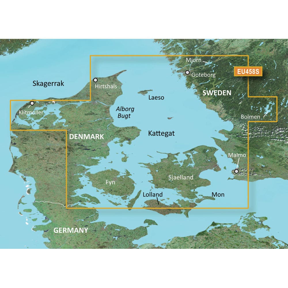 Garmin BlueChart® g3 Vision® HD - VEU458S - Göteborg to Fyn - microSD™/ SD™ - Cartography | Garmin BlueChart Vision Foreign - Garmin
