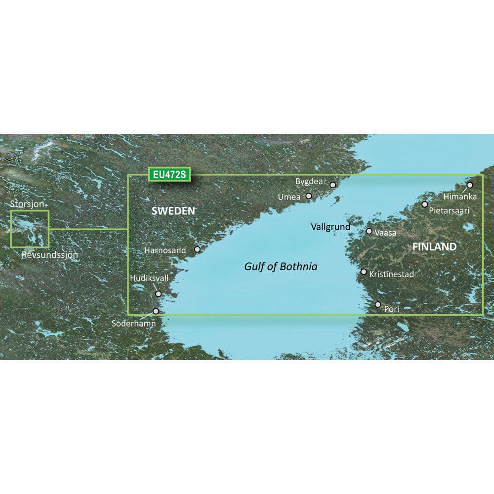 Garmin BlueChart® g3 Vision® HD - VEU472S - Gulf of Bothnia Center - microSD™/ SD™ - Cartography | Garmin BlueChart Vision Foreign - Garmin