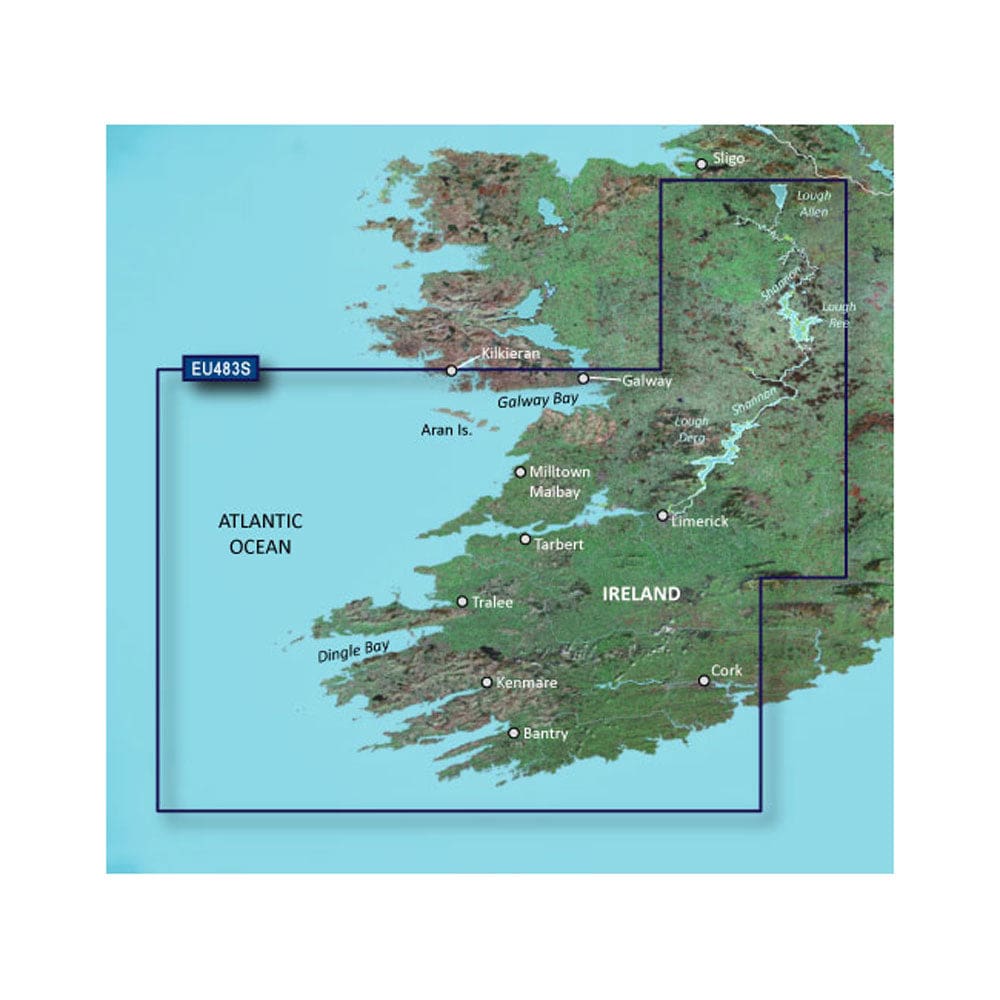 Garmin BlueChart® g3 Vision® HD - VEU483S - Galway Bay to Cork - microSD™/ SD™ - Cartography | Garmin BlueChart Vision Foreign - Garmin