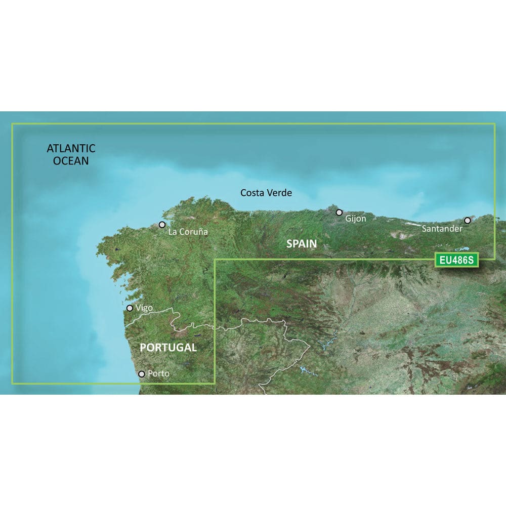 Garmin BlueChart® g3 Vision® HD - VEU486S - Galicia & Asturias - microSD™/ SD™ - Cartography | Garmin BlueChart Vision Foreign - Garmin