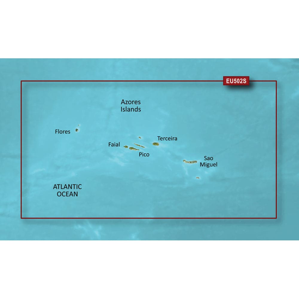 Garmin BlueChart® g3 Vision® HD - VEU502S - Azores Islands - microSD™/ SD™ - Cartography | Garmin BlueChart Vision Foreign - Garmin