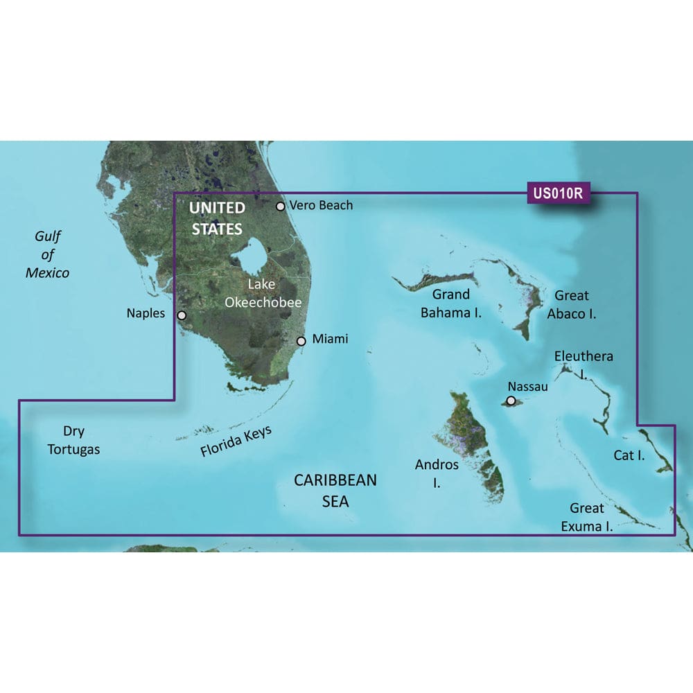 Garmin BlueChart® g3 Vision® HD - VUS010R - Southeast Florida - microSD™/ SD™ - Cartography | Garmin BlueChart Vision - Garmin