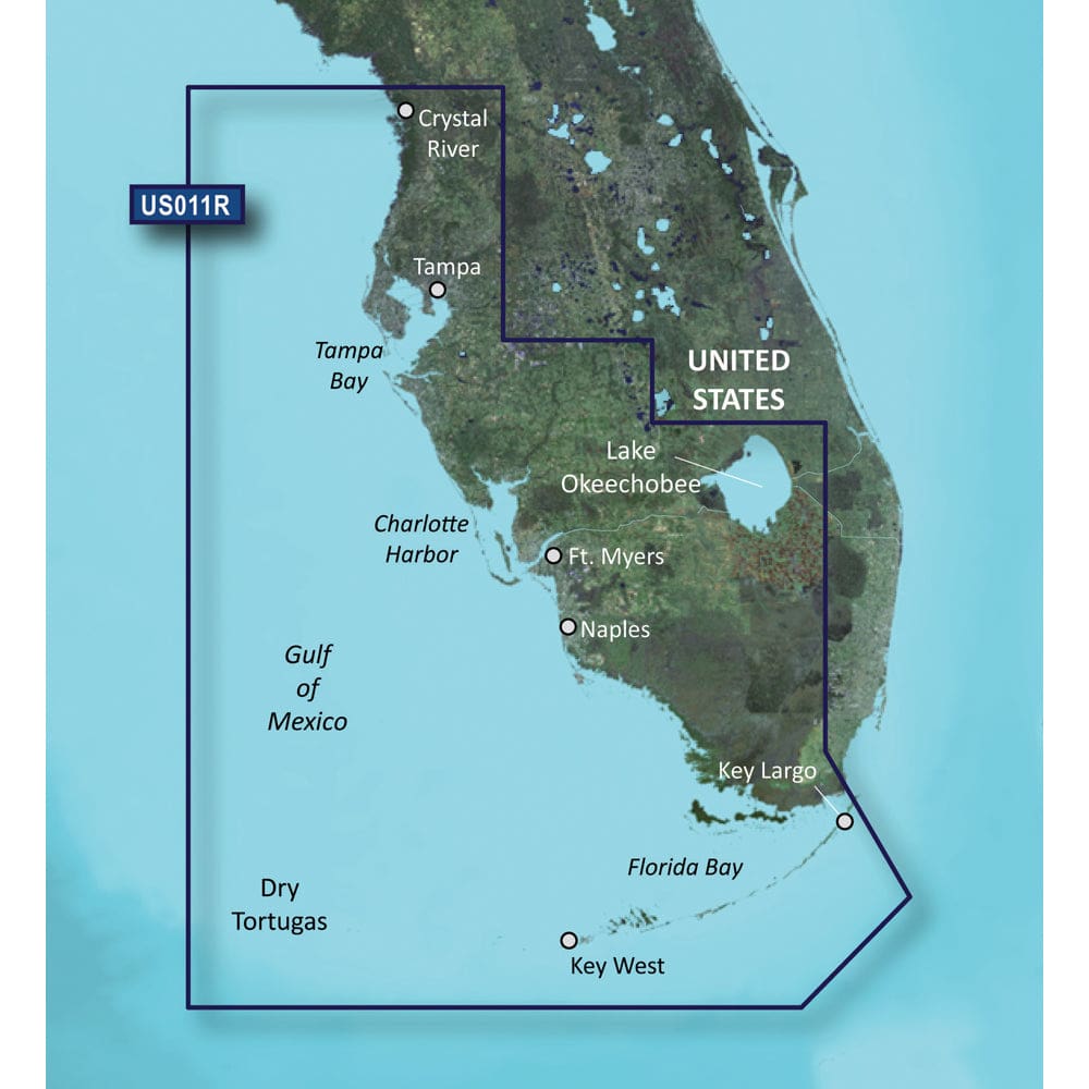 Garmin BlueChart® g3 Vision® HD - VUS011R - Southwest Florida - microSD™/ SD™ - Cartography | Garmin BlueChart Vision - Garmin