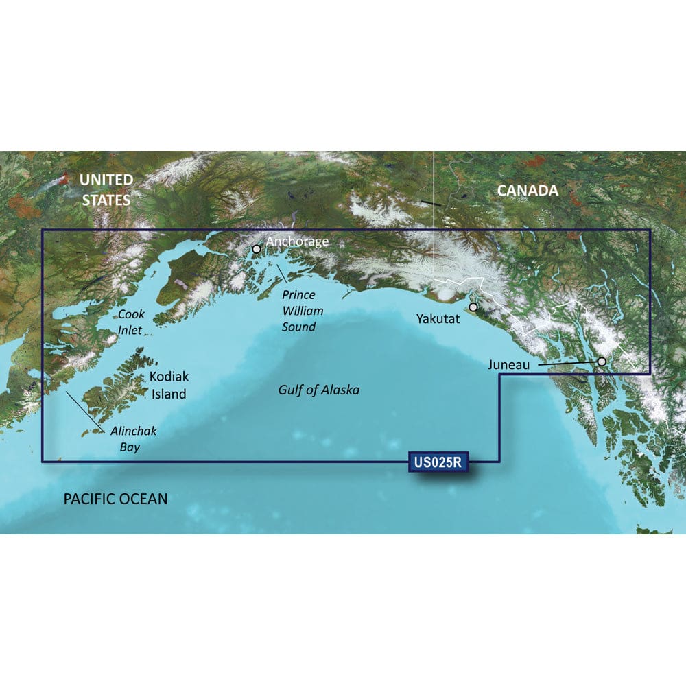 Garmin BlueChart® g3 Vision® HD - VUS025R - Anchorage - Juneau - microSD™/ SD™ - Cartography | Garmin BlueChart Vision - Garmin