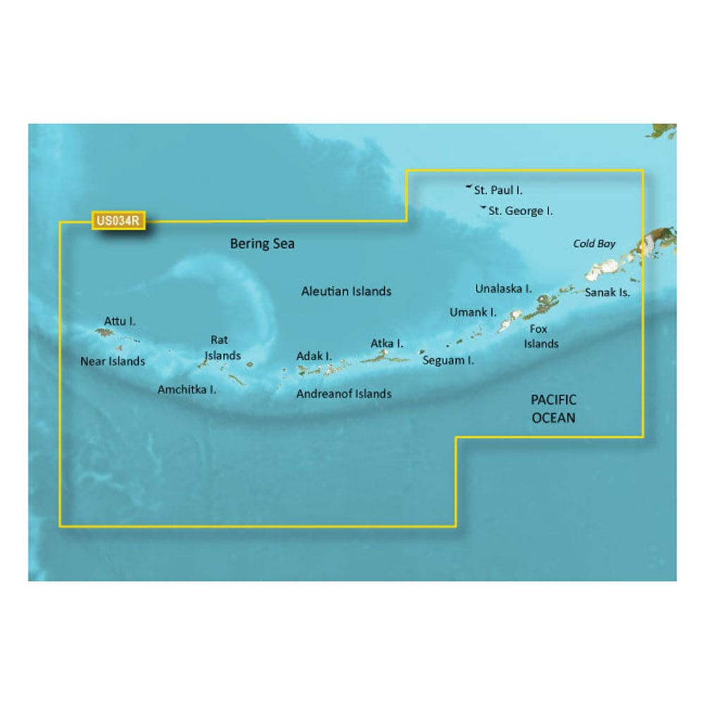Garmin BlueChart® g3 Vision® HD - VUS034R - Aleutian Islands - microSD™/ SD™ - Cartography | Garmin BlueChart Vision Foreign - Garmin