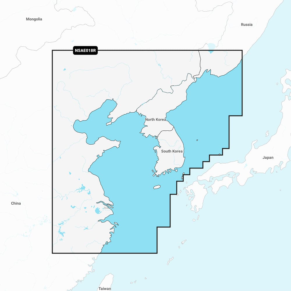 Garmin Navionics+ NSAE018R - Yellow Sea - Marine Chart - Cartography | Garmin Navionics+ Foreign - Garmin