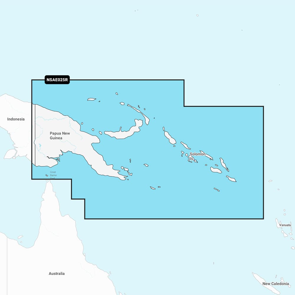 Garmin Navionics+ NSAE025R - Papua New Guinea & Solomon Islands - Marine Chart - Cartography | Garmin Navionics+ Foreign - Garmin