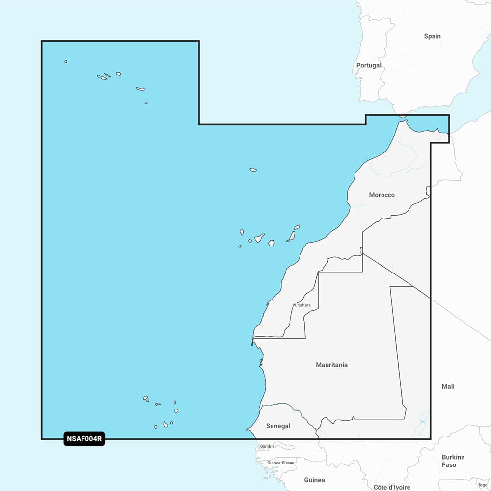 Garmin Navionics+ NSAF004R - Africa Northwest - Marine Chart - Cartography | Garmin Navionics+ Foreign - Garmin