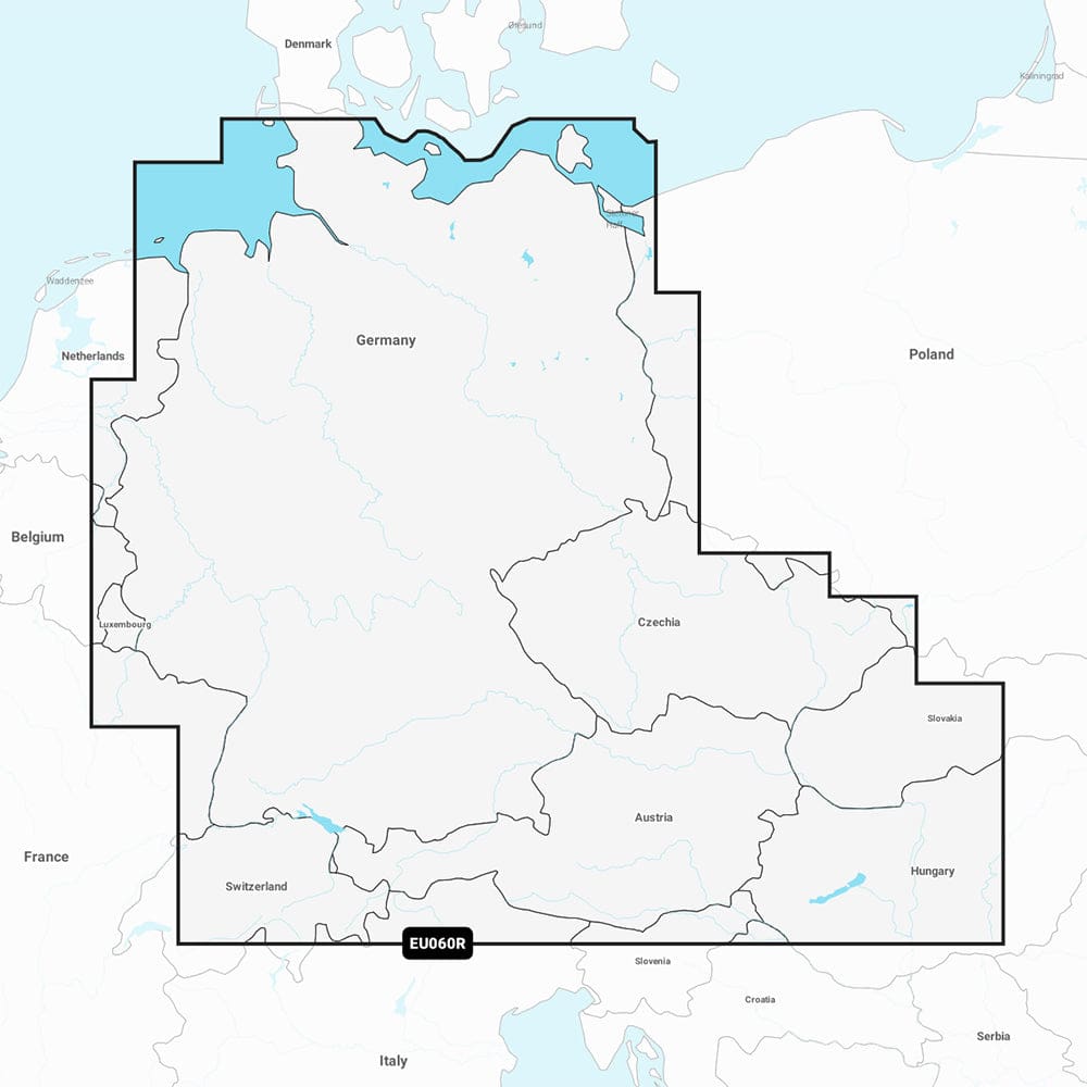 Garmin Navionics+ NSEU060R - Germany Lakes & Rivers - Inland Marine Chart - Cartography | Garmin Navionics+ Foreign - Garmin