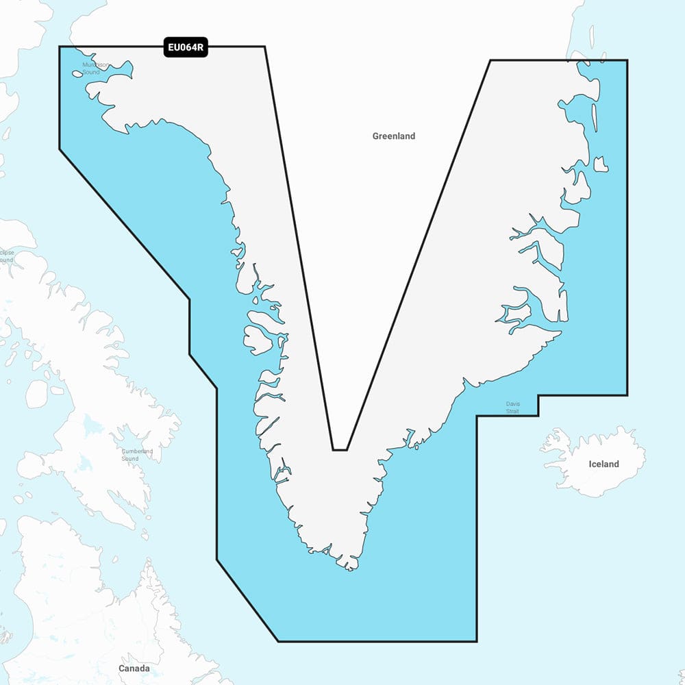 Garmin Navionics+ NSEU064R - Greenland - Marine Chart - Cartography | Garmin Navionics+ Foreign - Garmin