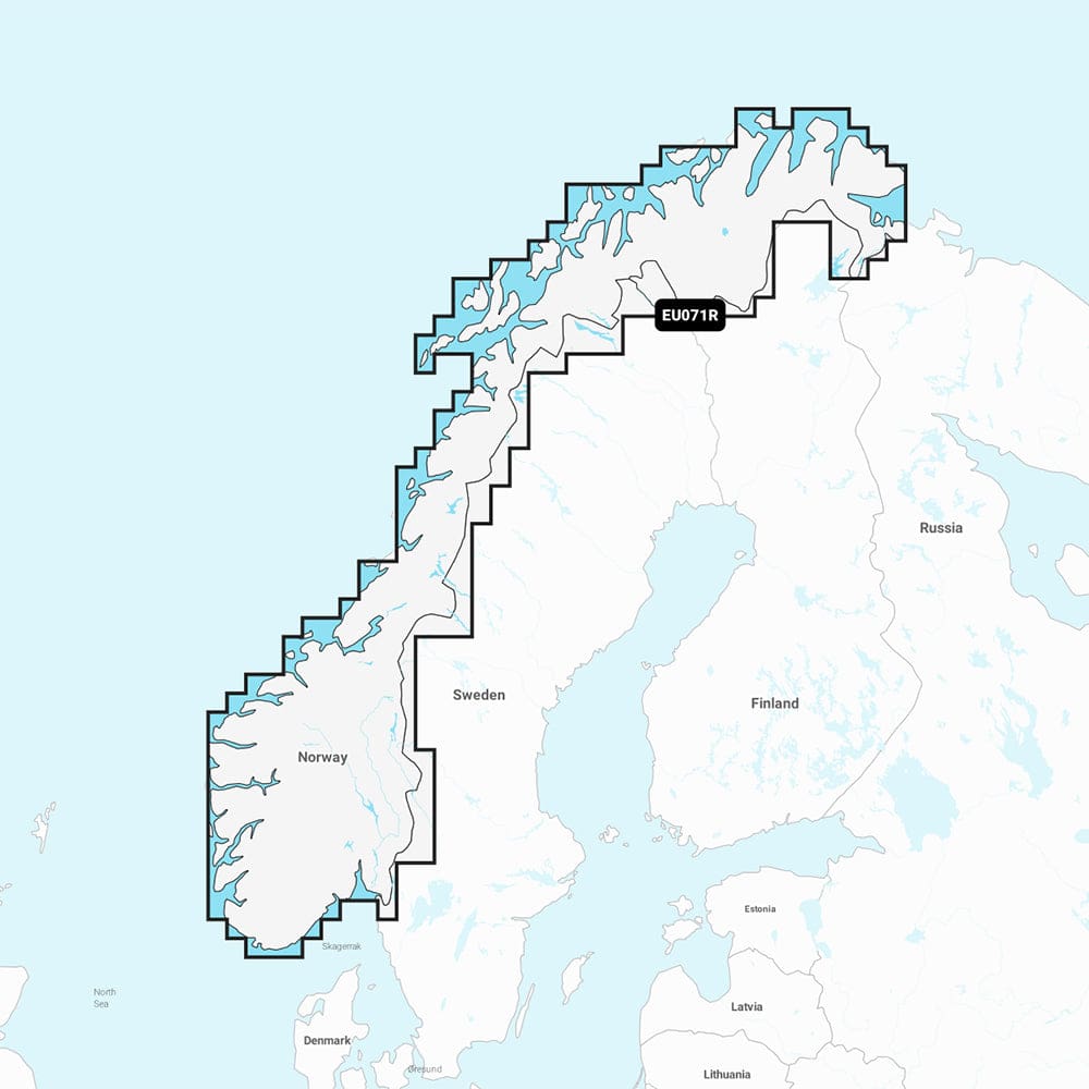 Garmin Navionics+ NSEU071R - Norway Lakes & Rivers - Inland Marine Chart - Cartography | Garmin Navionics+ Foreign - Garmin
