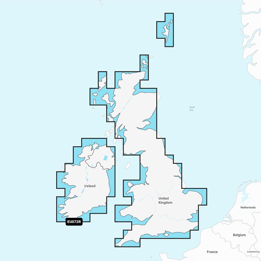 Garmin Navionics+ NSEU072R - U.K. & Ireland Lakes & Rivers - Marine Chart - Cartography | Garmin Navionics+ Foreign - Garmin