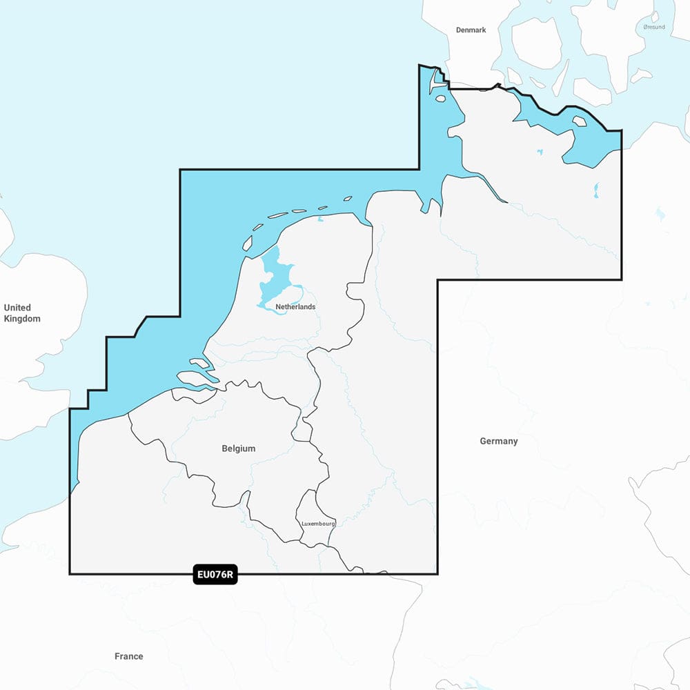 Garmin Navionics+ NSEU076R - Benelux & Germany West - Marine Chart - Cartography | Garmin Navionics+ Foreign - Garmin
