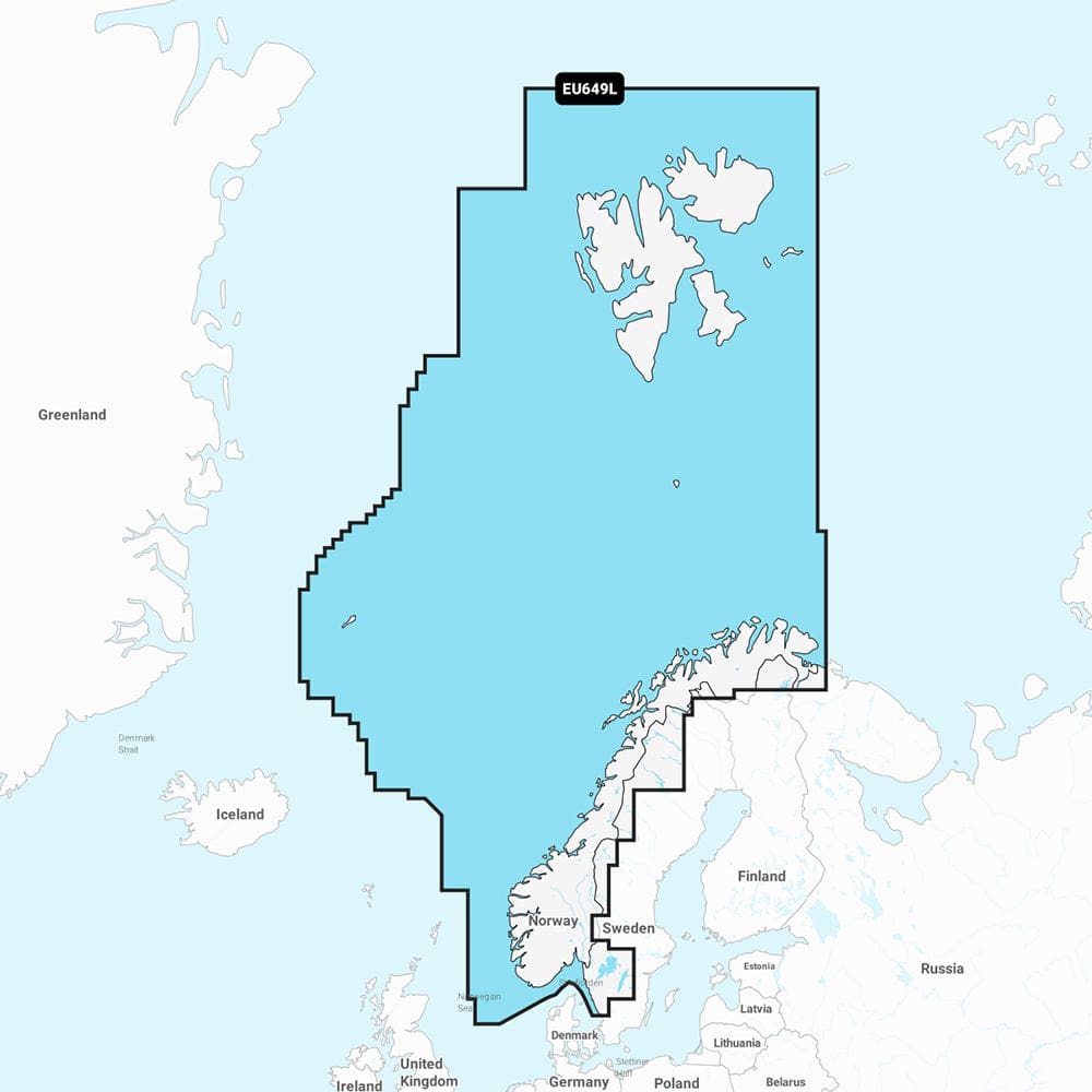 Garmin Navionics+ NSEU649L - Norway - Marine Chart - Cartography | Garmin Navionics+ Foreign - Garmin
