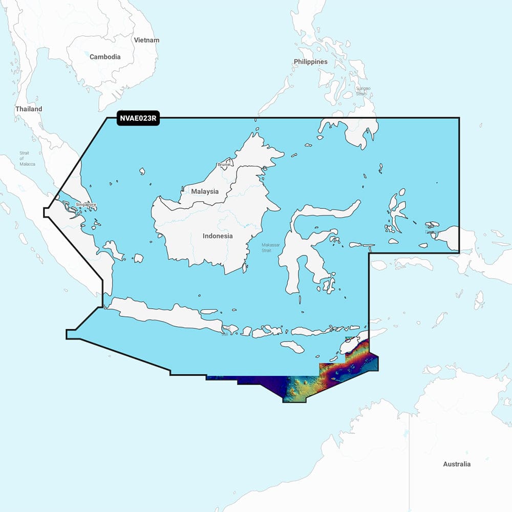 Garmin Navionics Vision+ NVAE023R - Java & Borneo - Marine Chart - Cartography | Garmin Navionics Vision+ - Foreign - Garmin