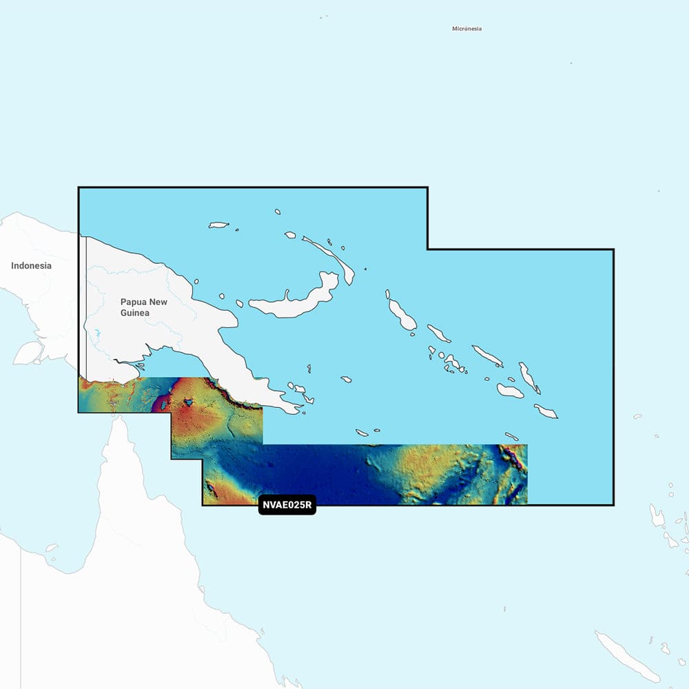 Garmin Navionics Vision+ NVAE025R - Papua New Guinea & Solomon Islands - Marine Chart - Cartography | Garmin Navionics Vision+ - Foreign -