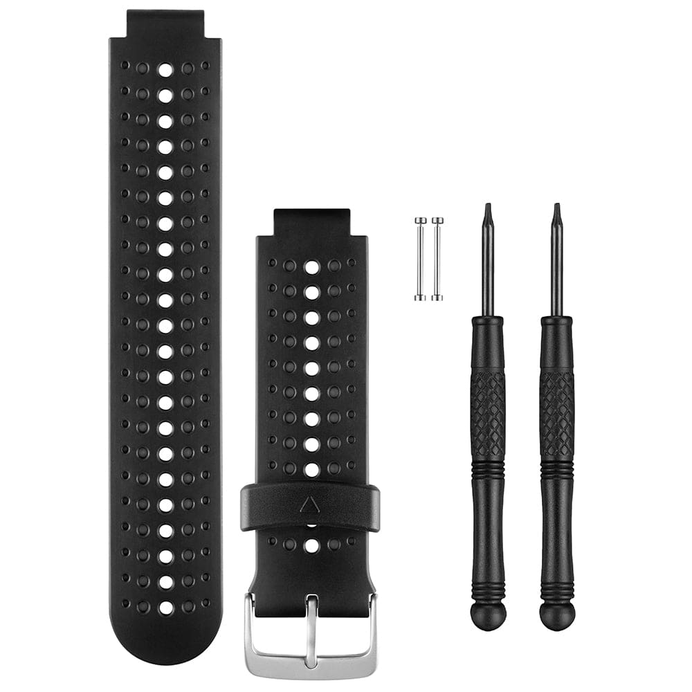 Garmin Replacement Watch Bands - Black & Gray Silicone - Outdoor | Fitness / Athletic Training - Garmin