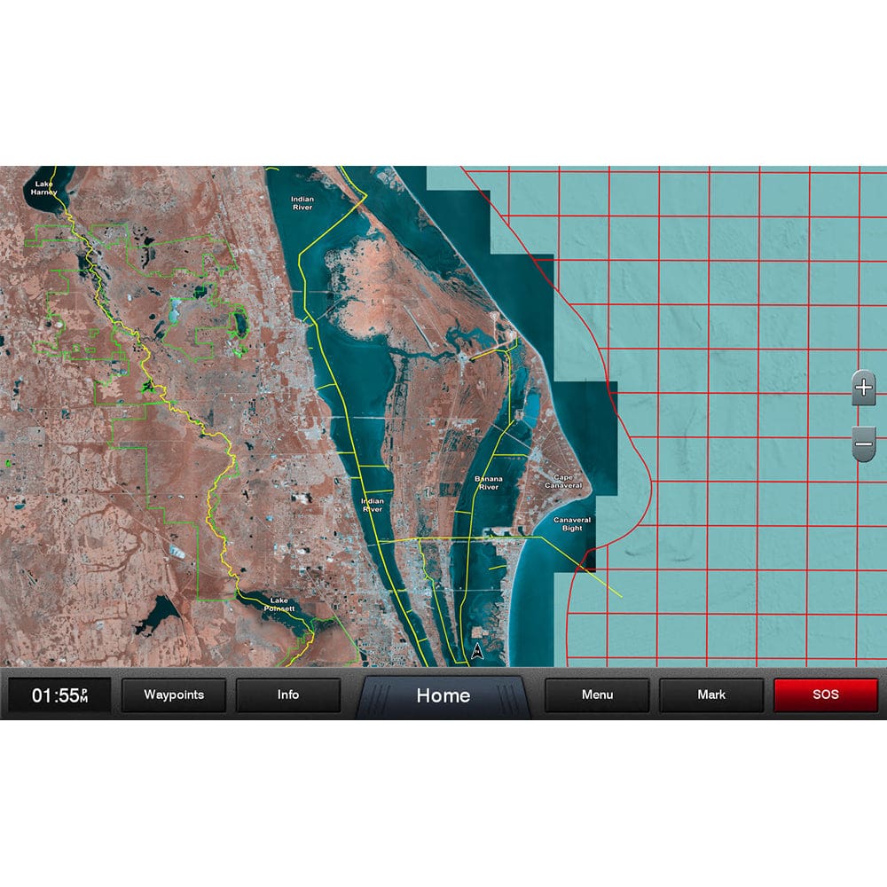 Florida Map Chip Garmin Standard Mapping® - Florida East Pen Premium microSD™/ SD™ Card ...